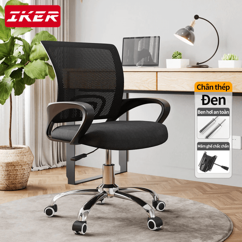 Ghế công thái học Ergonomic DS Future 5003 Black
