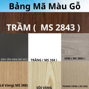 Bảng màu gỗ MDF