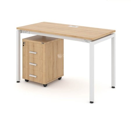 BÀN LÀM VIỆC EOS EC01 KHUNG TRẮNG