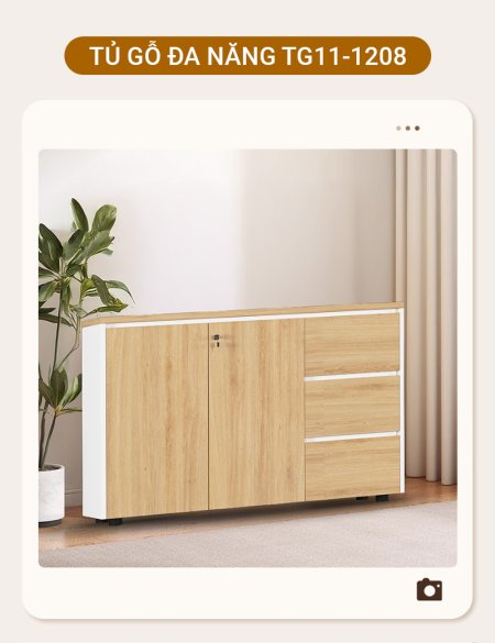 TỦ TÀI LIỆU GỖ TG11-1208