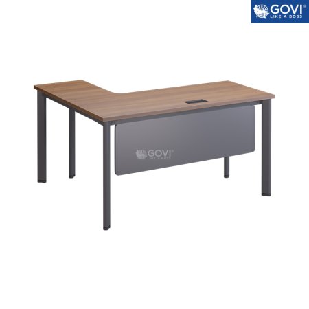 BÀN LÀM VIỆC 0VAL OV05A-1214 KHUNG ĐEN