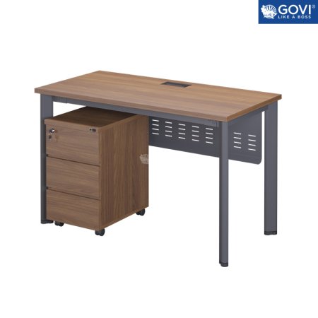 BÀN LÀM VIỆC Oval OV01B KHUNG TRẮNG