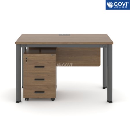 BÀN LÀM VIỆC Oval OV01A KHUNG ĐEN
