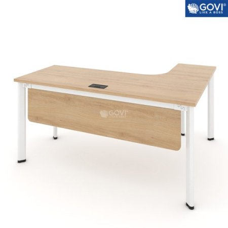 BÀN LÀM VIỆC Oval OV05A-1412 KHUNG TRẮNG